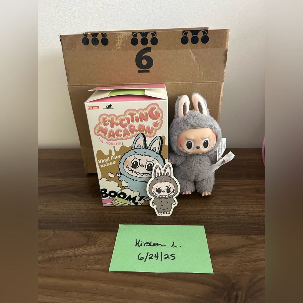 POP MART Labubu Exciting Macaron Sesame Seed